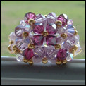 Bague RJANE ~ Amthyste & Fuschia