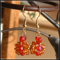 Boucles d'oreilles Feu Follet