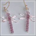 Boucles d'oreilles Libellule