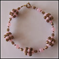 Bracelet Mignon ~ Rose & Marron