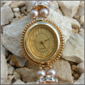 Montre ~ Or, Nacre & Cristal